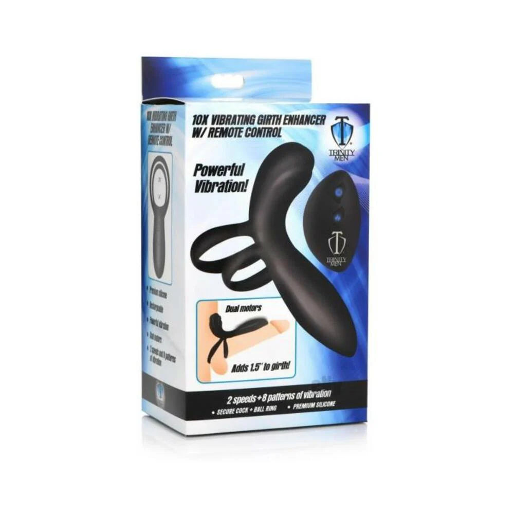 T4m Silicone Vibe Girth Enhance W/remote