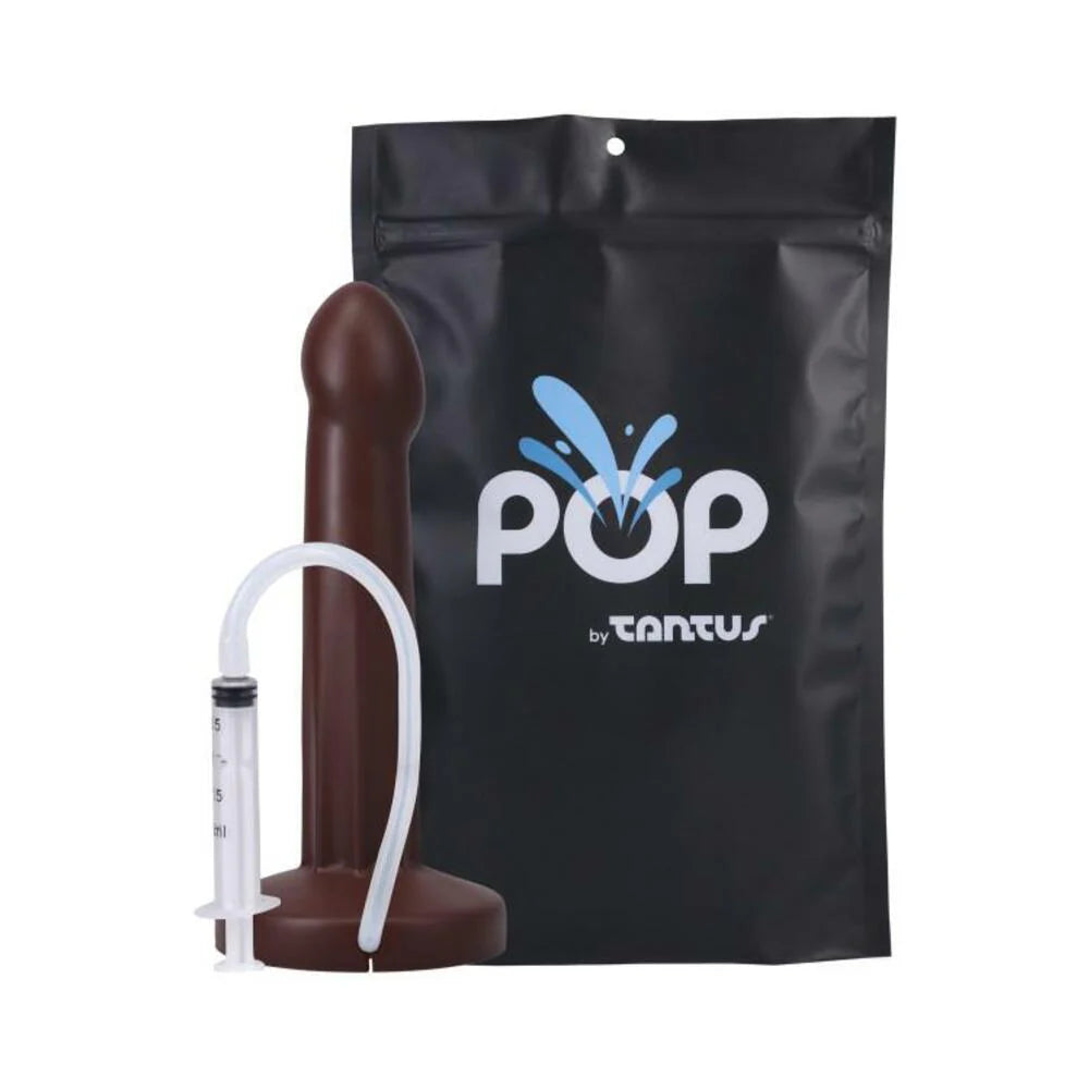 POP By Tantus Squirting Dildo Espresso Bag