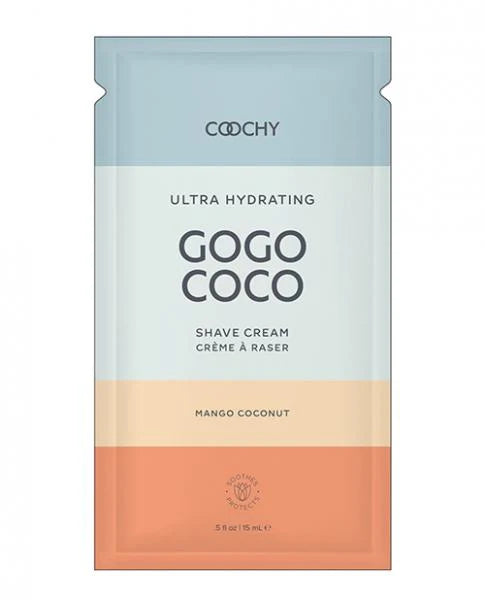 Coochy Ultra Hydrating Shave Cream Foil - .35 Oz Mango Coconut