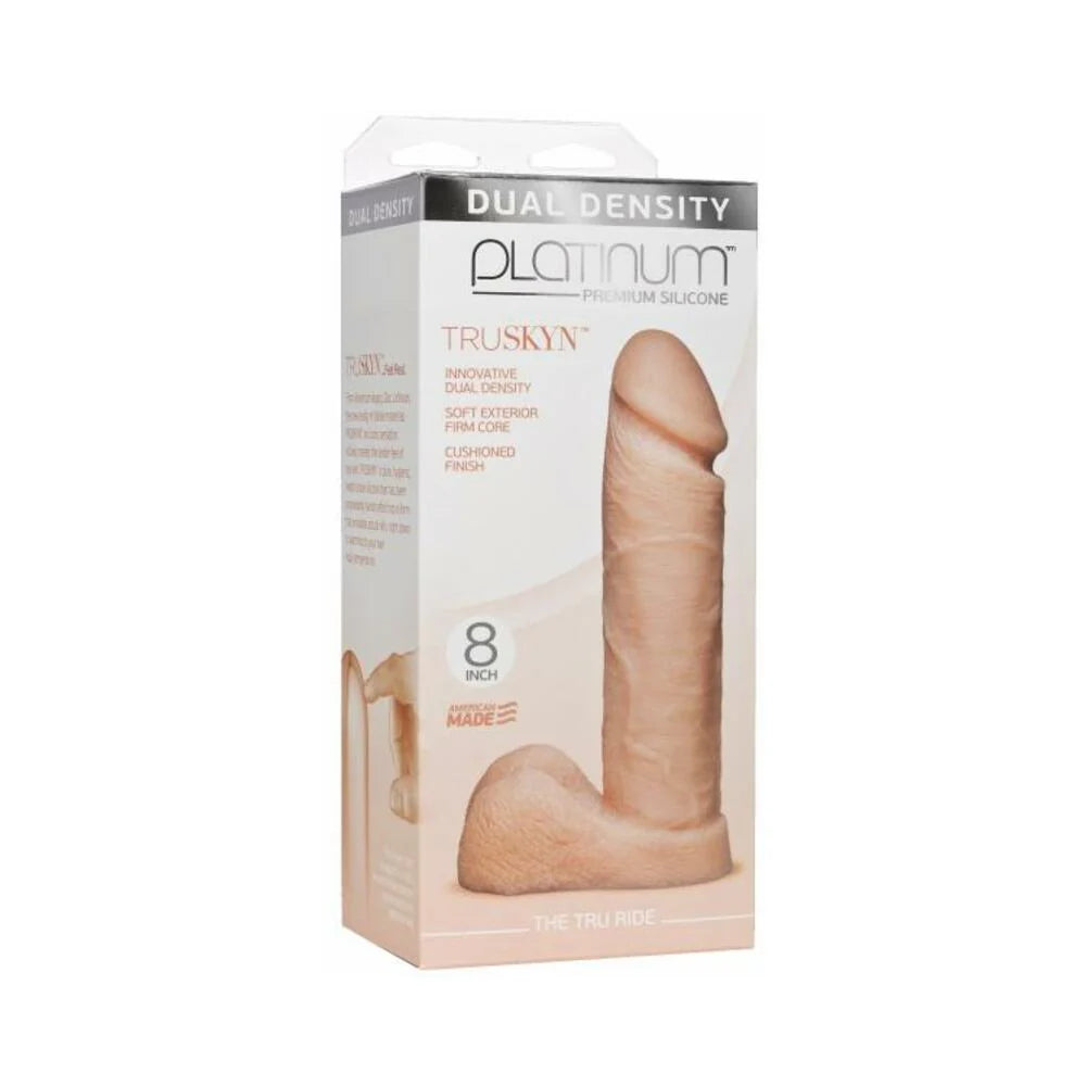 Truskyn Tru Ride 8 inches Vanilla Beige Dildo