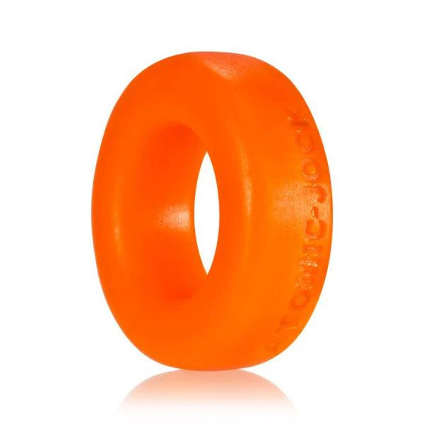 Cock-t Small Comfort Cockring Atomic Jock/oxballs Silicone Smoosh Orange(net)