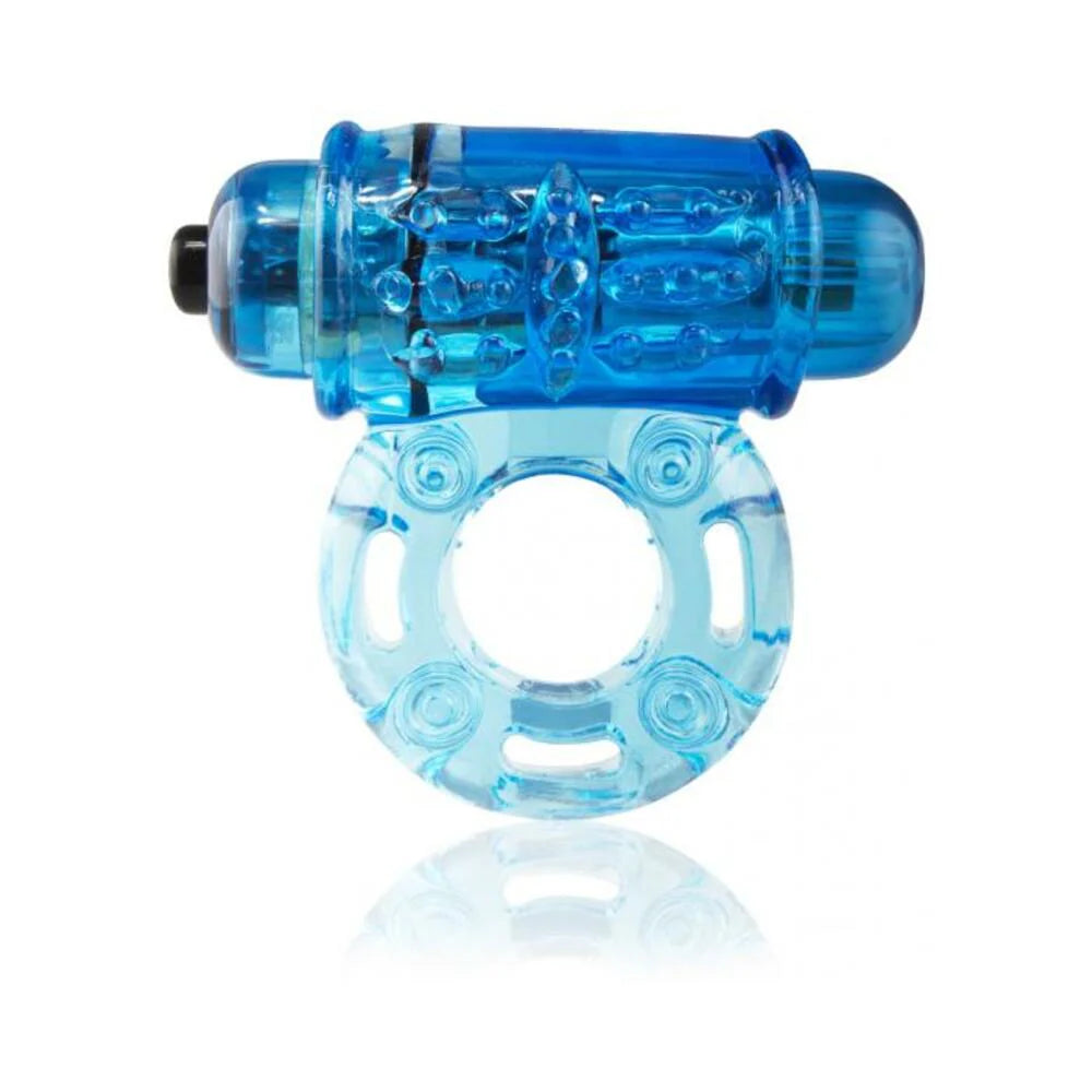O Wow Vibrating Ring Blue