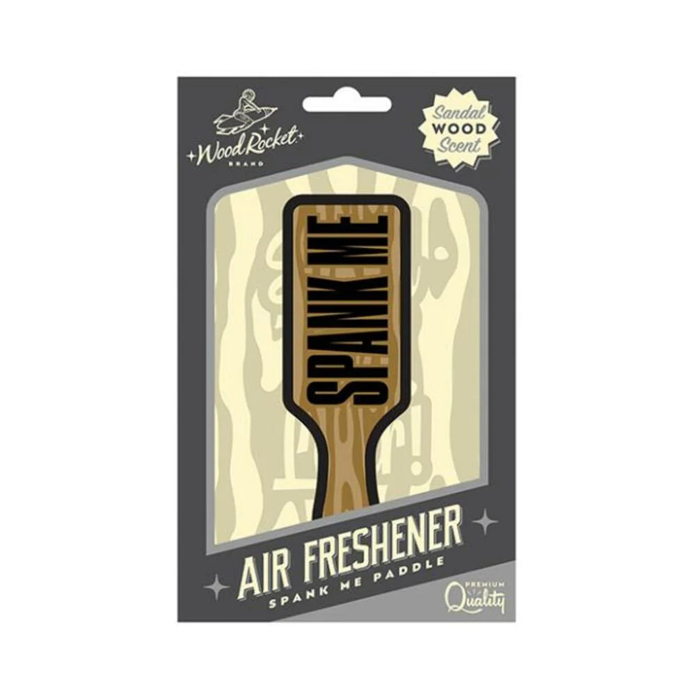 Wood Rocket Air Freshener Spank Me Paddle