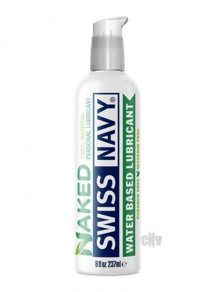 Swiss Navy Naked All Natural Lubricant - 8 Oz