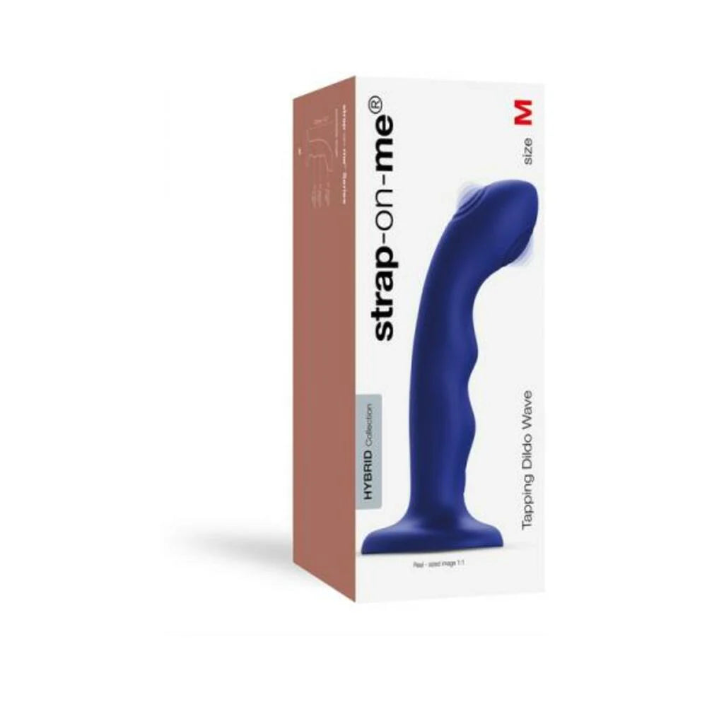 Strap-on-me Tapping Dildo Wave Night Blue