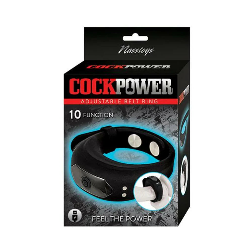 Cockpower Adjustable Belt Ring Black