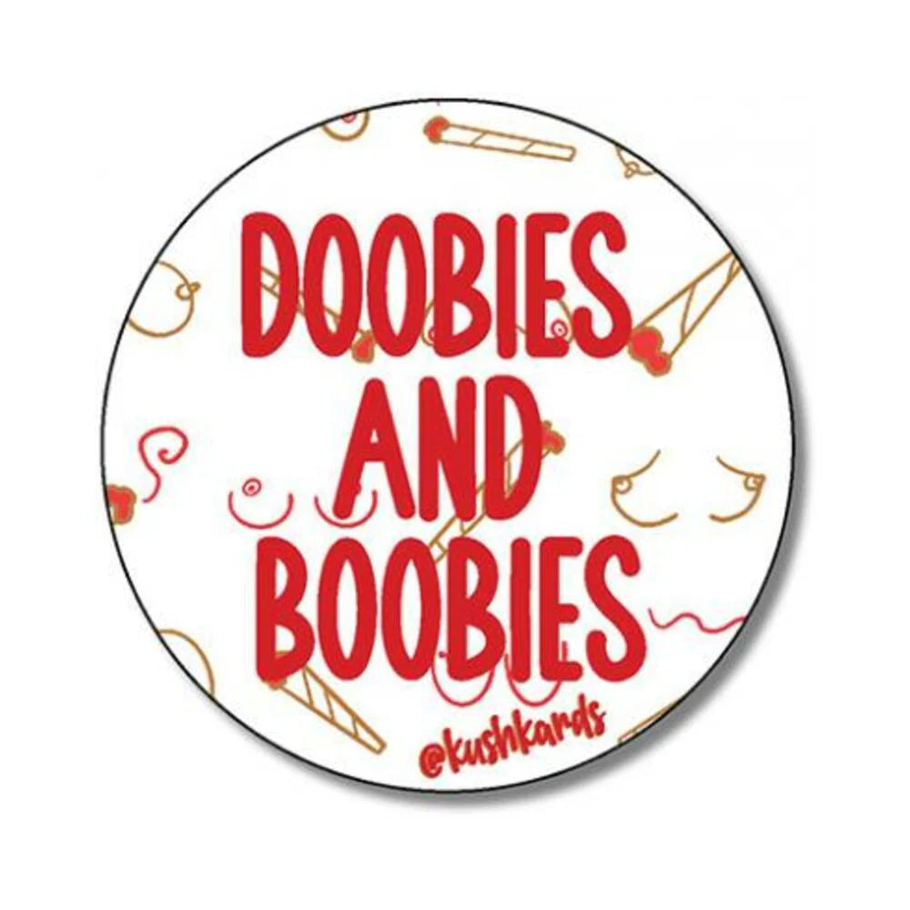 Doobies And Boobies Sticker - Pack Of 3
