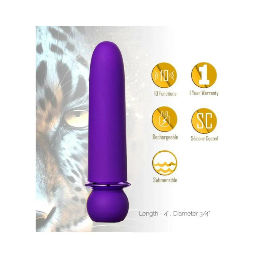 Jaguar Powerful Bullet Purple Rechargeable