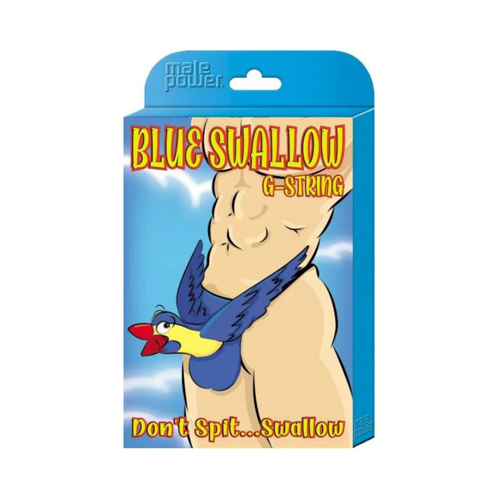 Blue Swallow Posing Strap Novelty O/s