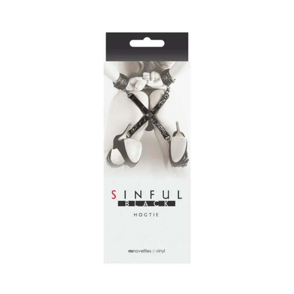 Sinful Hogtie Black