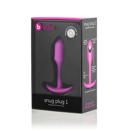 b-Vibe Weighted Snug Plug 1 - 55 g Fuchsia