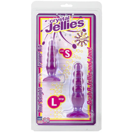 Crystal Jellies Anal Delight Trainer Kit - Purple