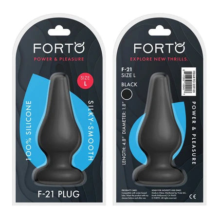 Forto F-21 Plug - Large Black