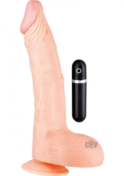 Maxx Men Vibe Curved Dong 11 inches Flesh