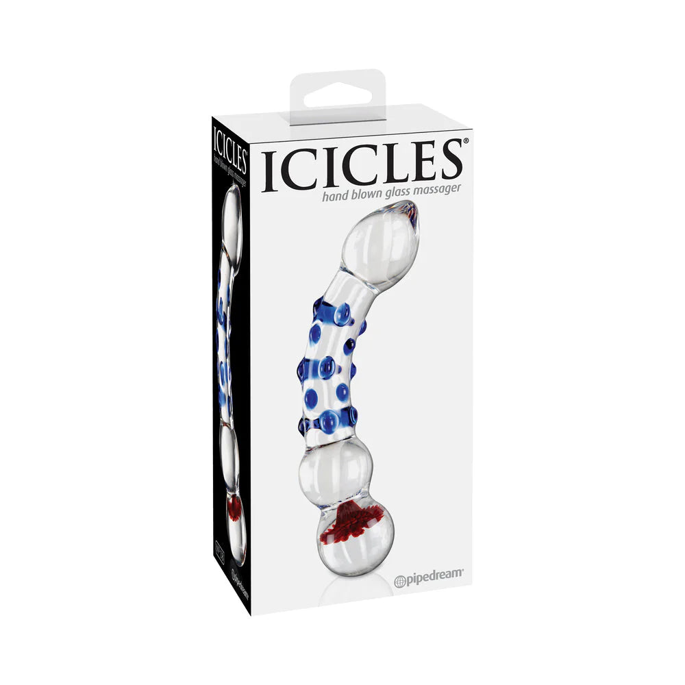Icicles No. 18 Hand Blown Glass Massager