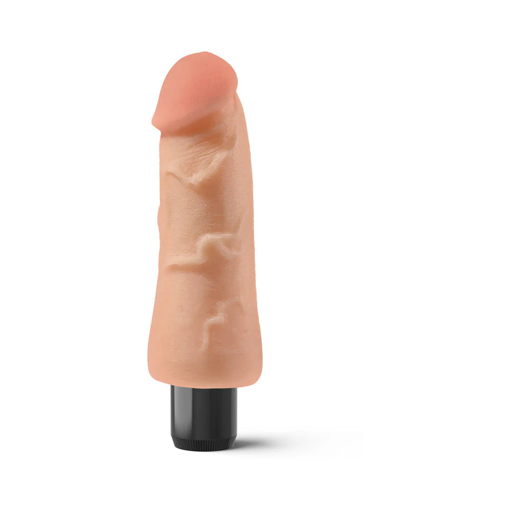 Real Feel Lifelike Toyz No 4 Beige Vibrating Dildo