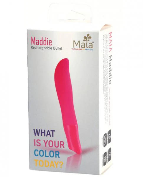Maddie Rechargeable Silicone Bulllet Vibrator Pink