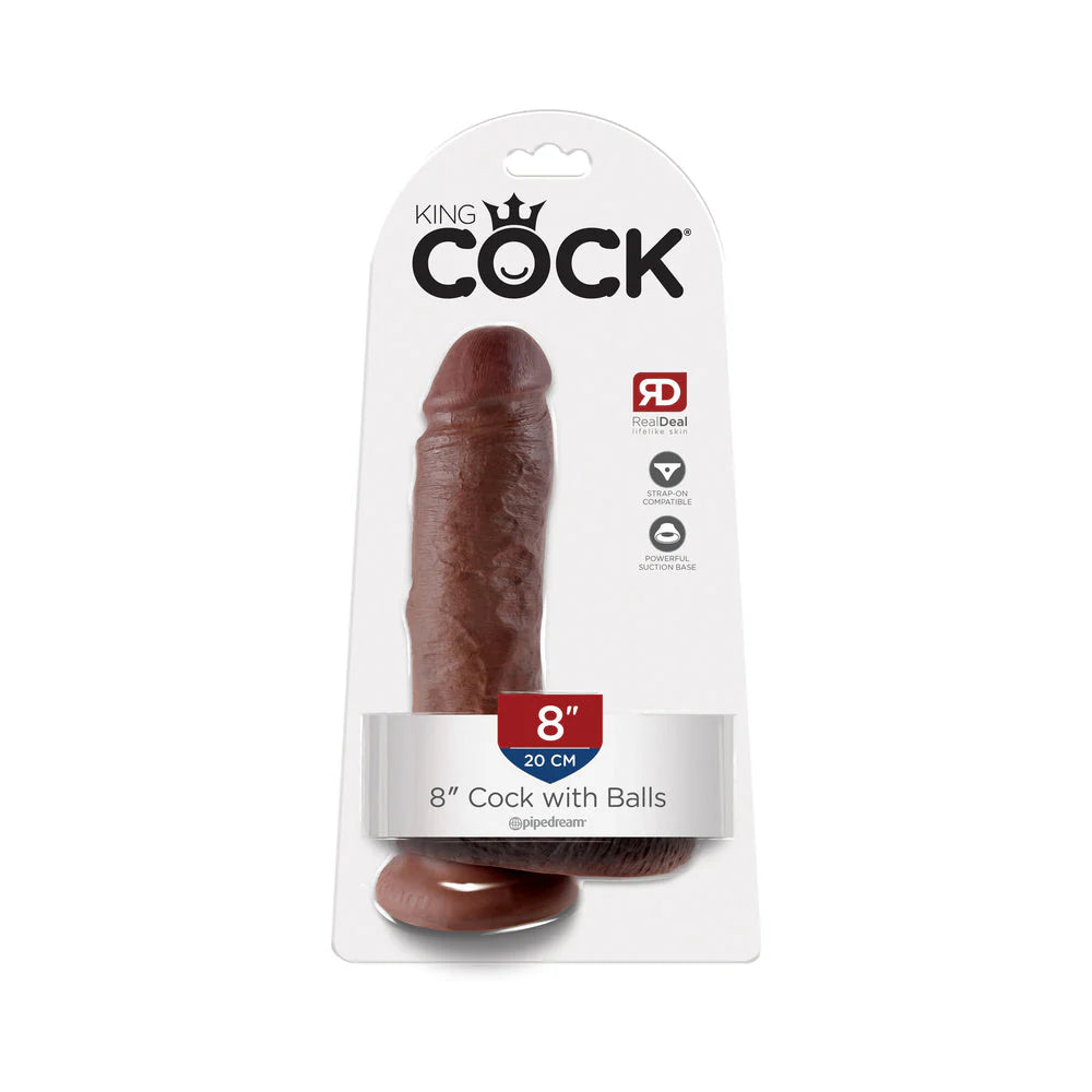 King Cock 8 Inches Cock with Balls