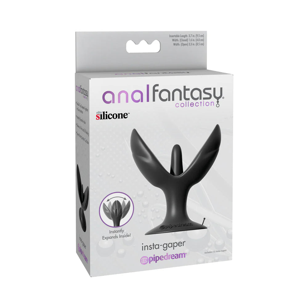 Anal Fantasy Insta Gaper Black Butt Plug