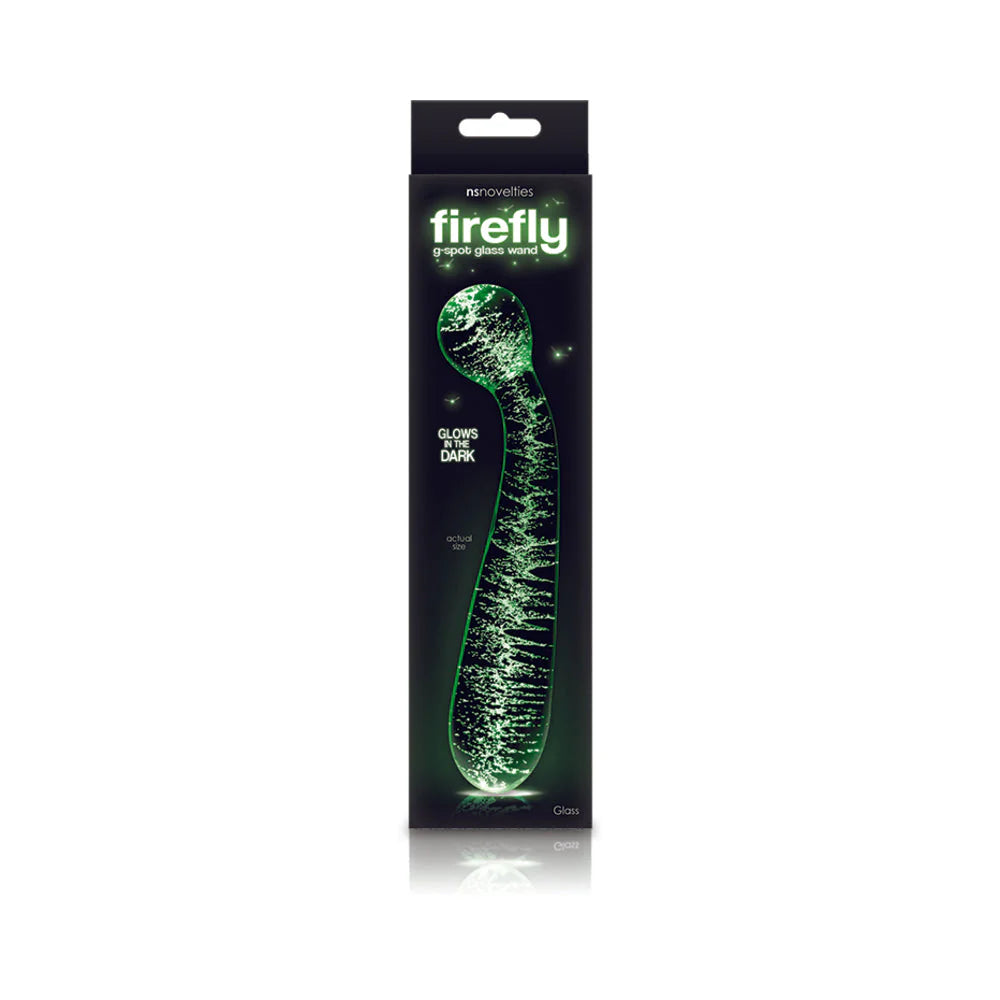 Firefly Glass - G Spot Glow Wand - Clear