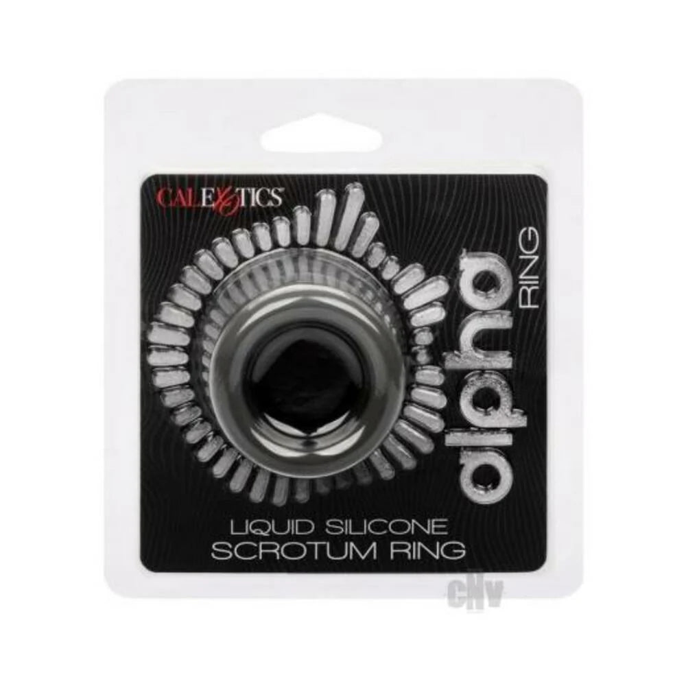 Alpha Liquid Silicone Scrotum Ring Gray