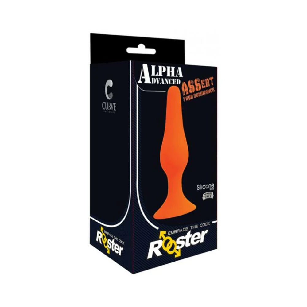 Rooster Alpha Advanced Anal Plug Orange