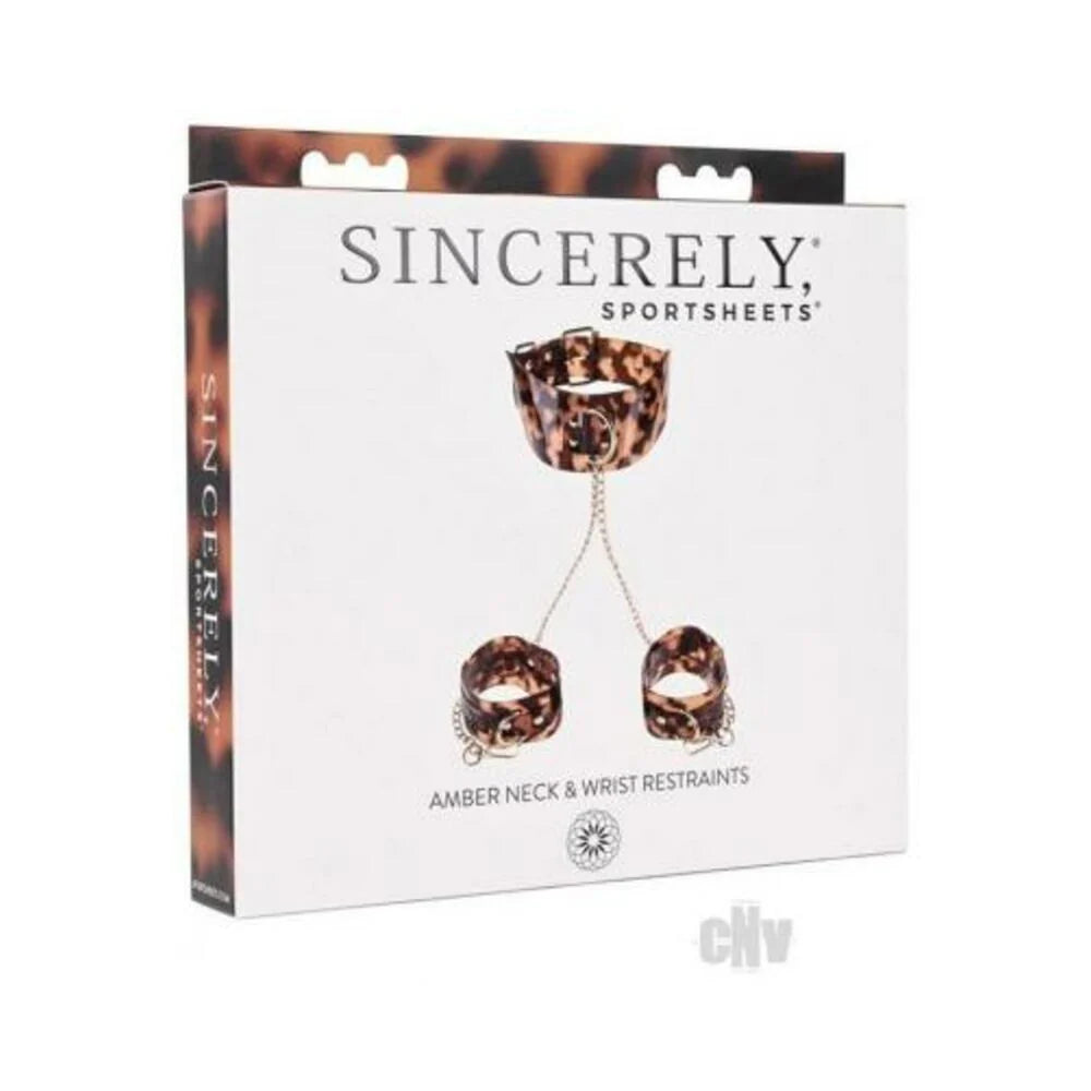 Sincerely Amber Neck Wrist Restaint