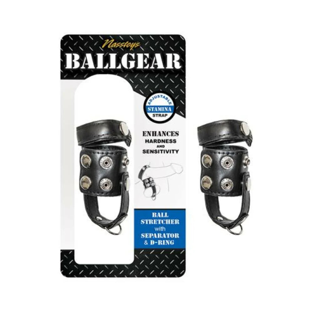 Ballgear Ball Stretcher With Separator & D-ring - Black