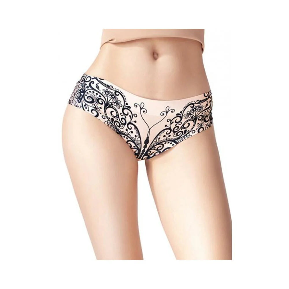 =mememe Lace Butterfly Printed Slip Xl