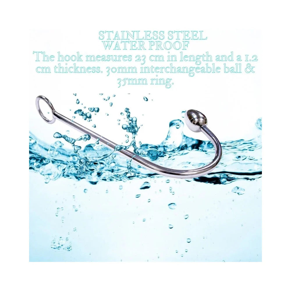 Rouge Stainless Steel Anal Hook