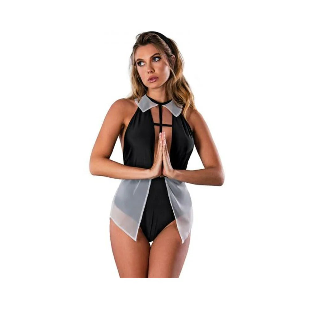 Magic Silk Dress Up Heaven Sent Costume Black L/xl