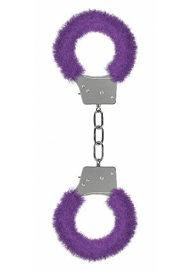 Ouch Beginner's Handcuffs Furry - Purple