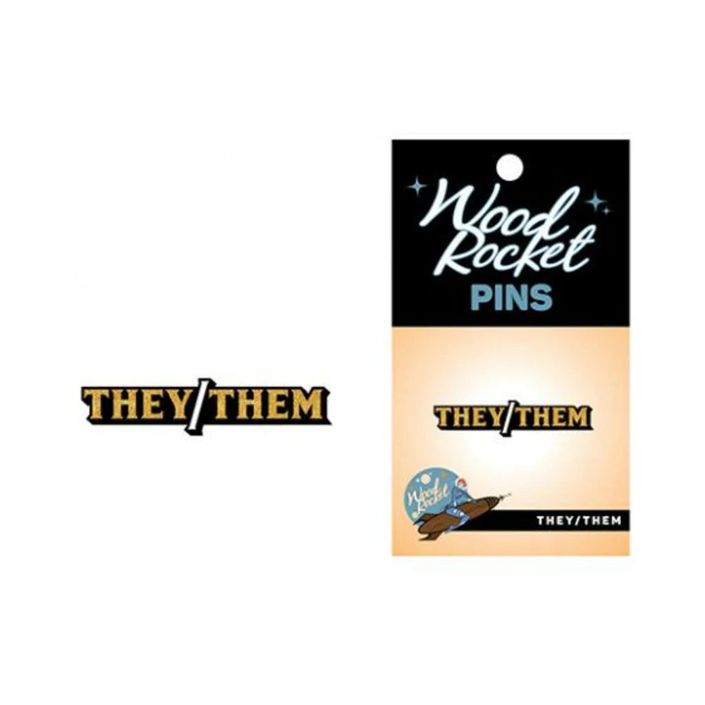 Pronoun They/Them Pin