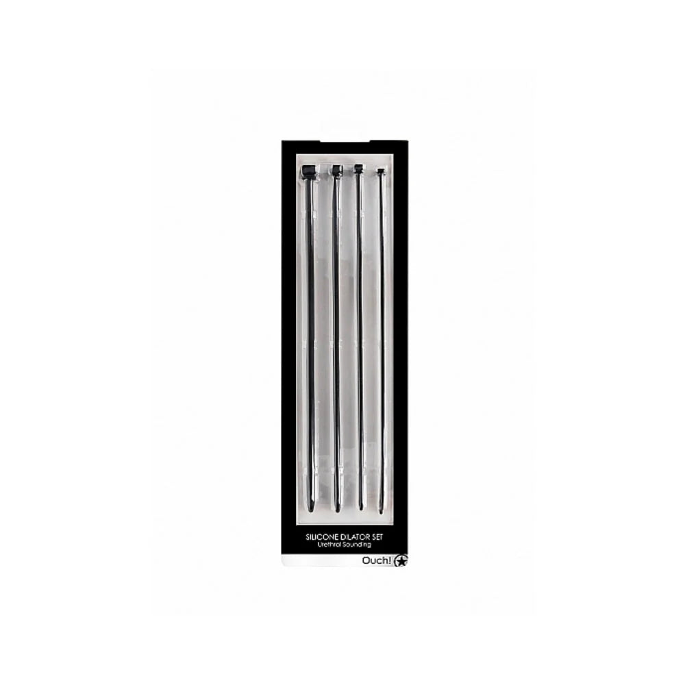 Ouch! Urethral Sounding Dilator Set - Black