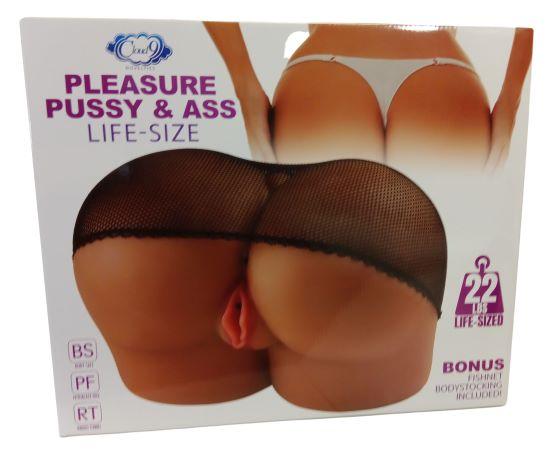 Cloud 9 Pleasure Pussy & Ass Lifesize Body Mold - Brown
