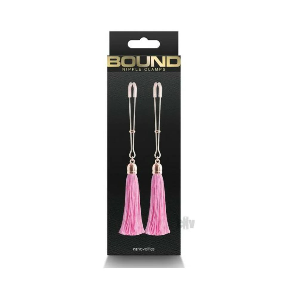 Bound Nipple Clamps T1 Pink