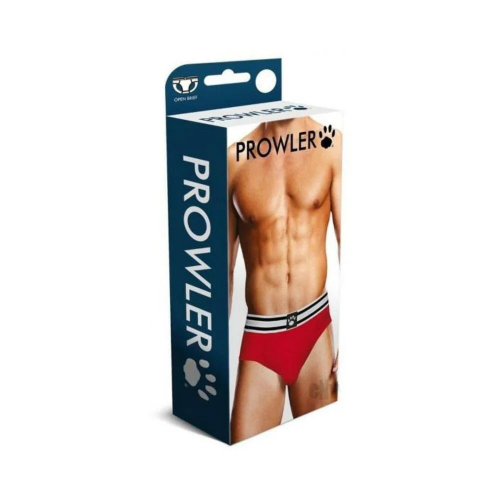 Prowler Red/white Open Brief Xl