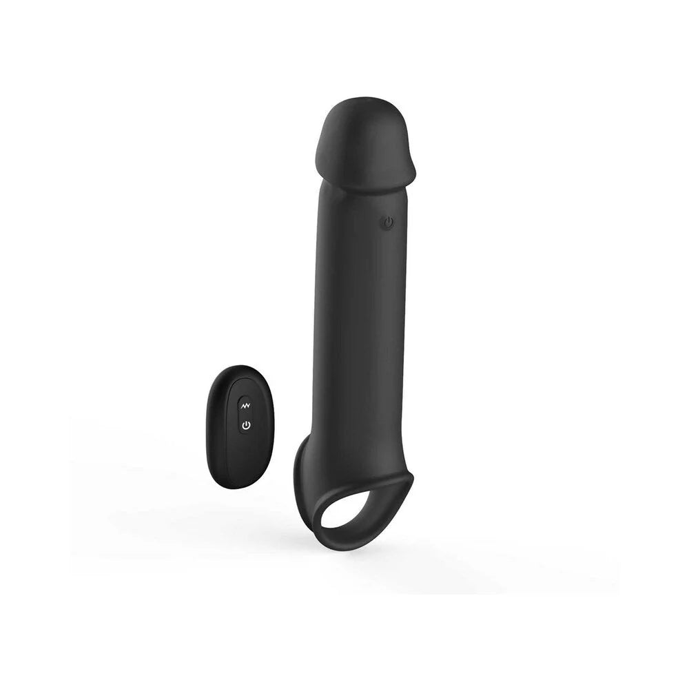 Adam & Eve Adams XL Vibrating Extension Silicone with Remote Control
