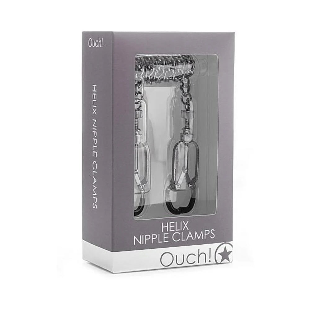 Ouch Helix Nipple Clamps Metal