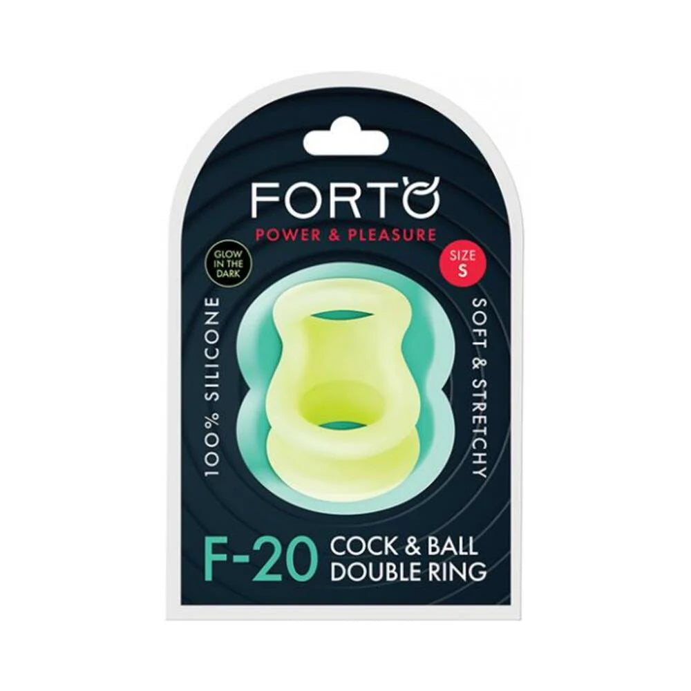 Forto F-20: Balls Stretcher Liquid Silicone 50/67 Mm Glow-in-the-dark