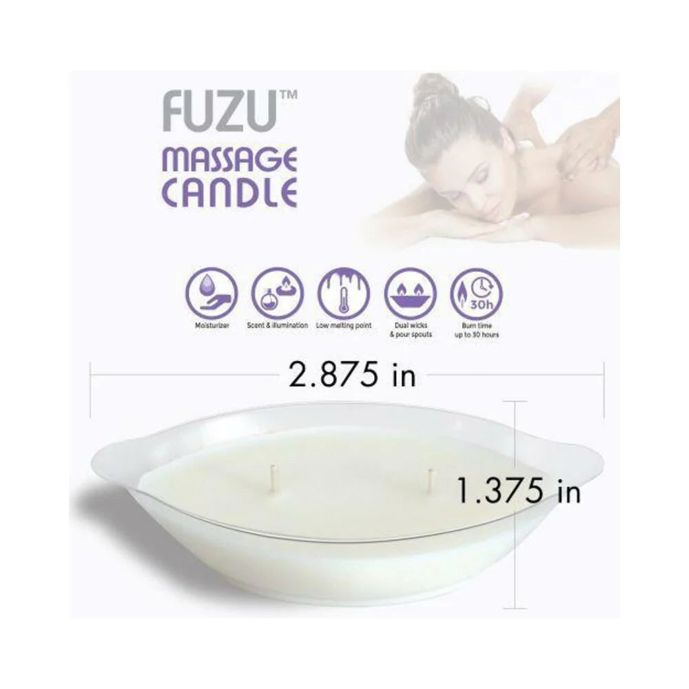 Fuzu Massage Candle Lavender Mist White 4 Oz.