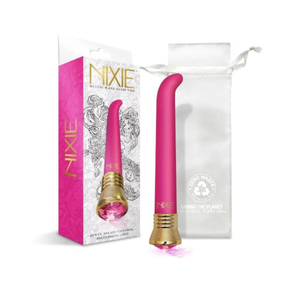 Nixie Mystic Wave Satin G-spot Vibe - Pink Tourmaline