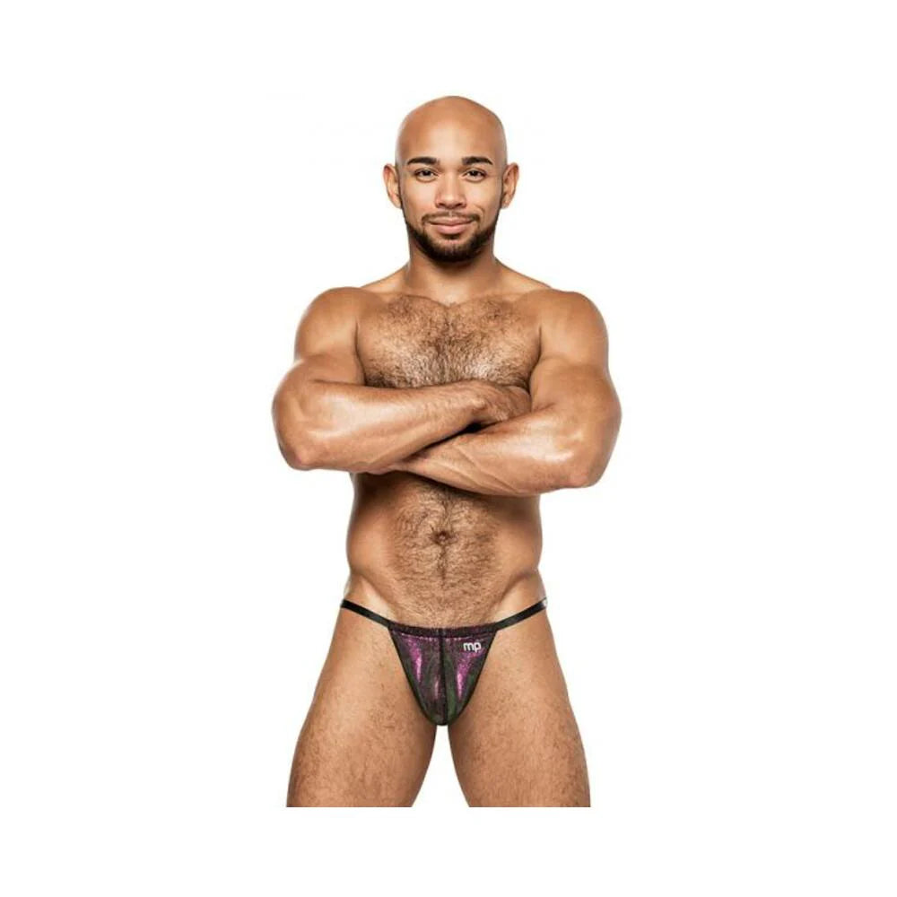 Male Power Hocus Pocus Uplift Posing Strap Purple O/s