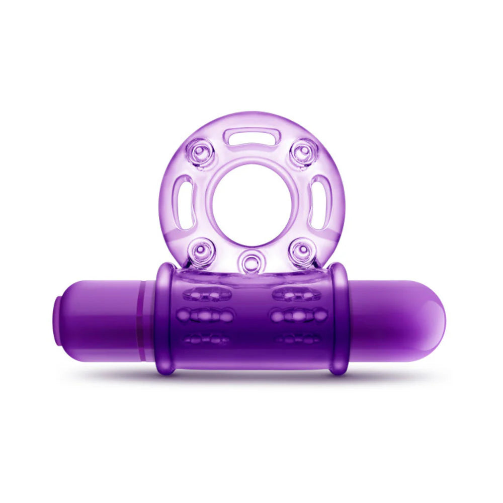 Play With Me - Couples Play - Vibrating Cockring - Purple