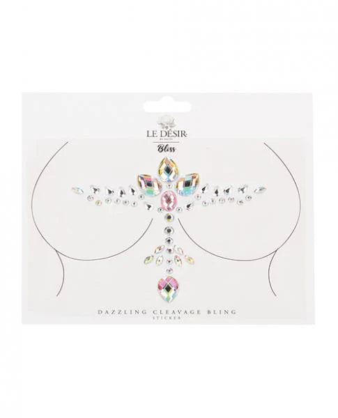 Shots Bliss Dazzling Cleavage Bling Sticker O/s