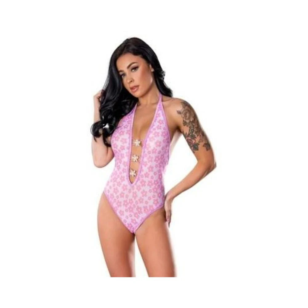 Daisy Teddy W/ Snap Crotch Daisy L/xl