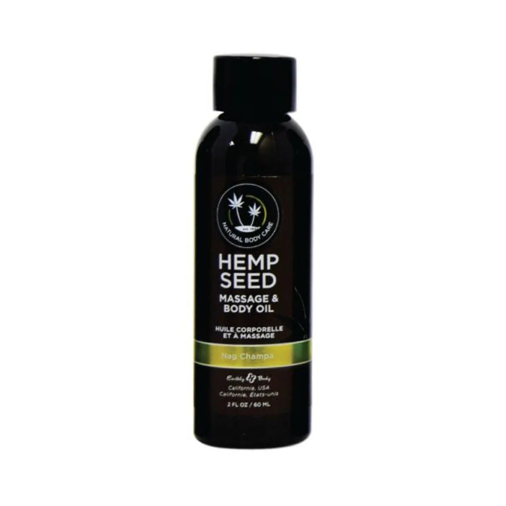 Earthly Body Massage Oil Nag Champa 2oz