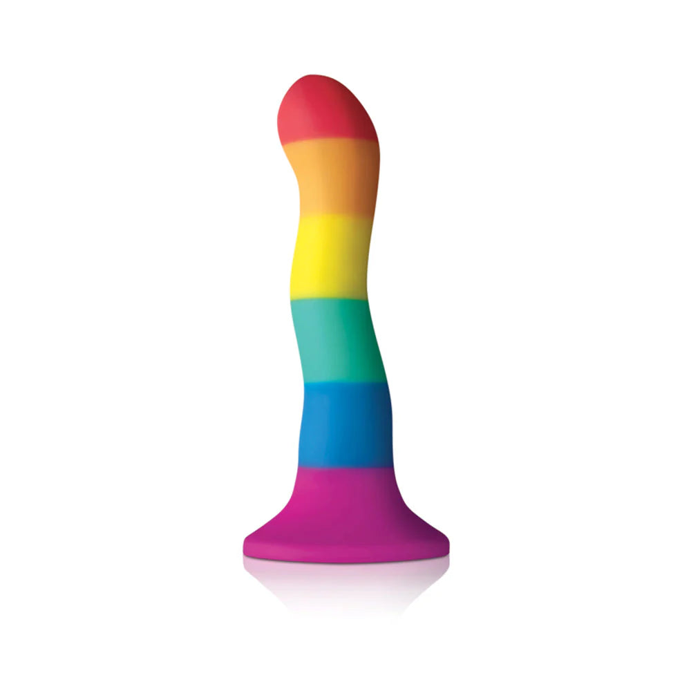 Colours - Pride Edition - 6in Wave Dildo - Rainbow