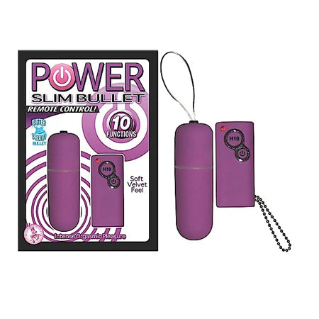 Power Slim Bullet Remote Control (Purp)