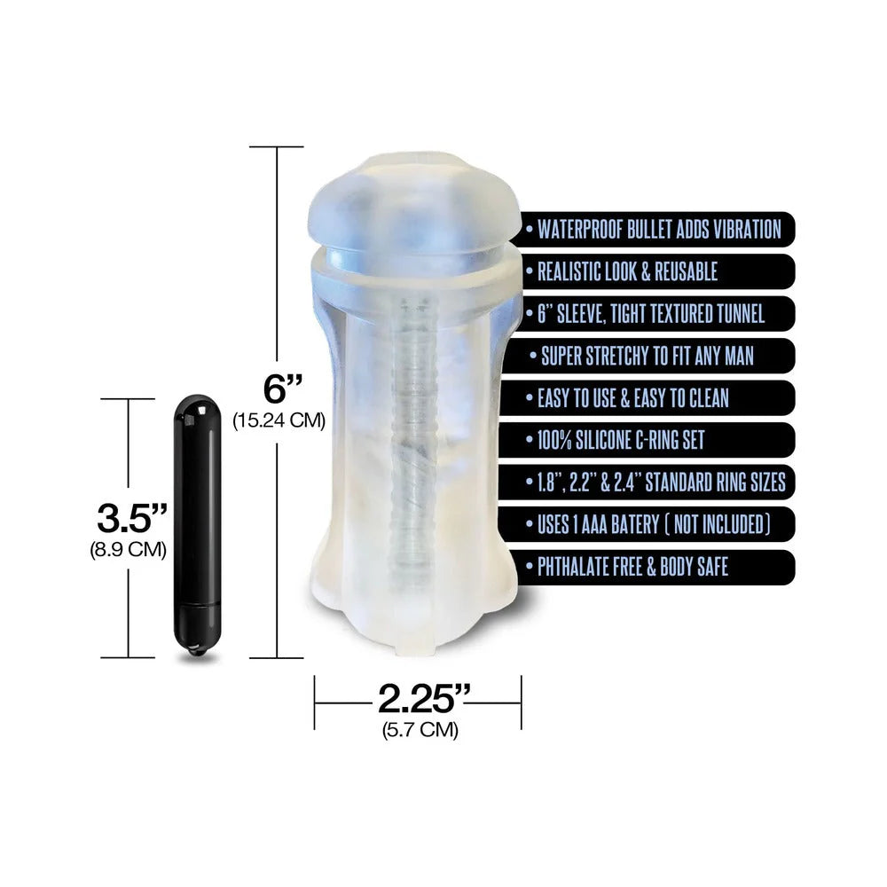 Happy Ending Mstr B8 Vibrating Oral Pack - Lip Service